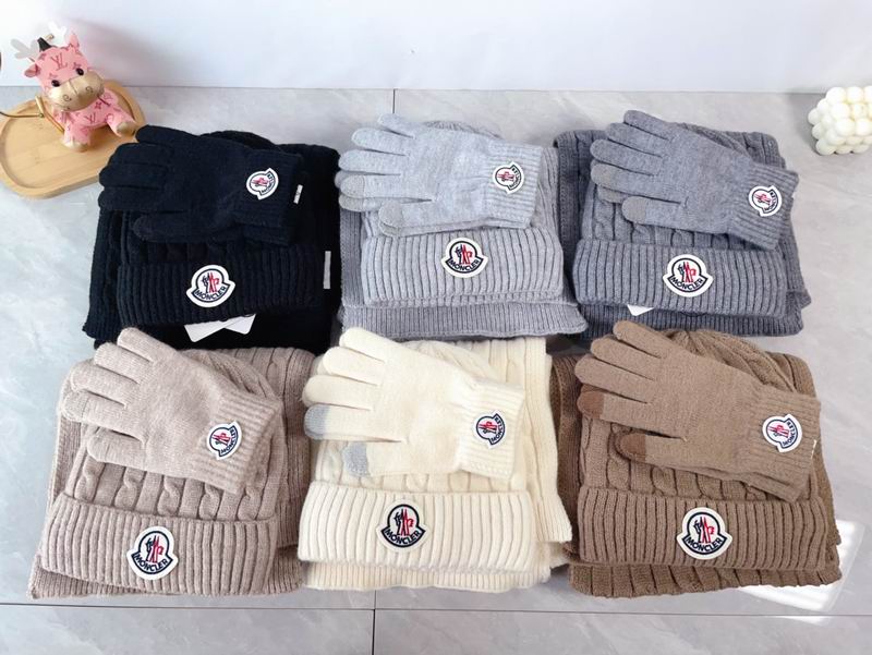 Moncler Scarf Hat Gloves dx04